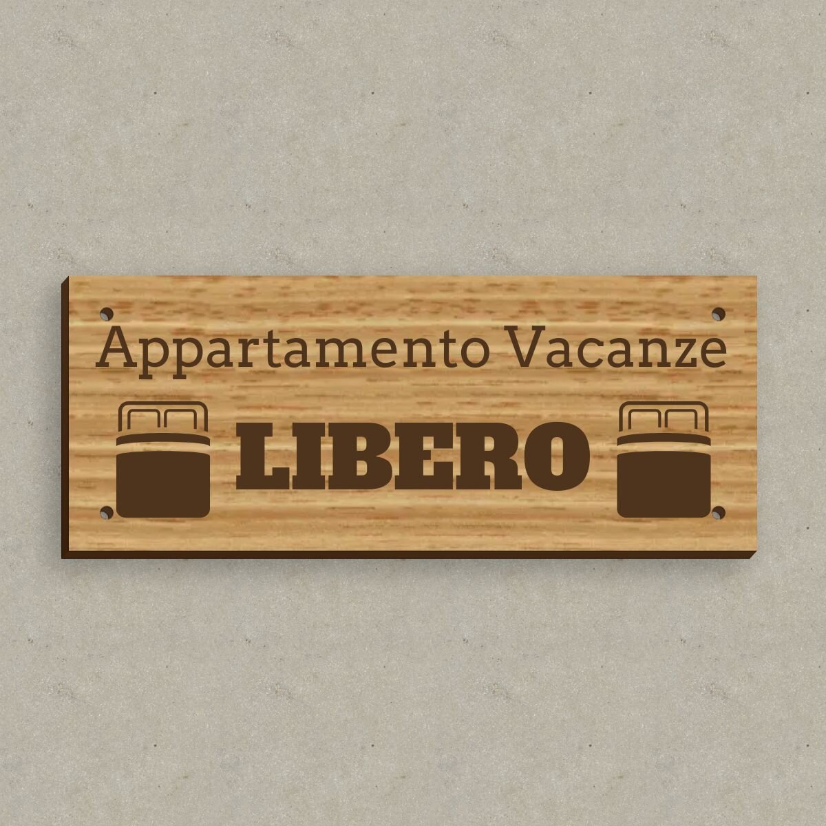 Targhetta CIN Personalizzata Per Alloggi Turistici - Alluminio Oro 100x30mm - Foto 5