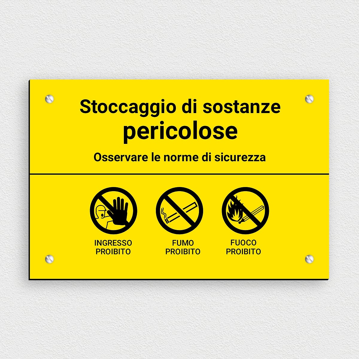 Insegna Incisa "Vietato Fumare" - Supporto Autoadesivo, Vari Colori (oro, Argento, Bianco/rosso)