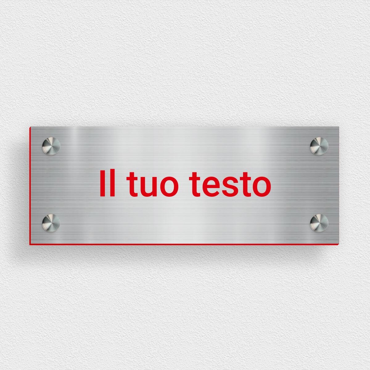 OFFORM Targa Autoadesiva In Acciaio Inox 130 Mm - Divieto Di Scarpe, Simbolo Interno Vietato - 6