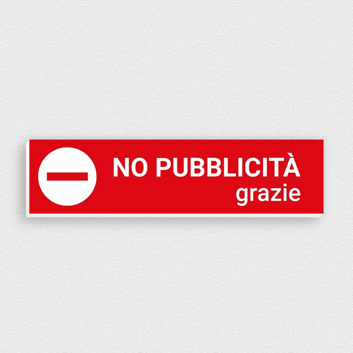 Adesivo No Pubblicità Cassetta Posta