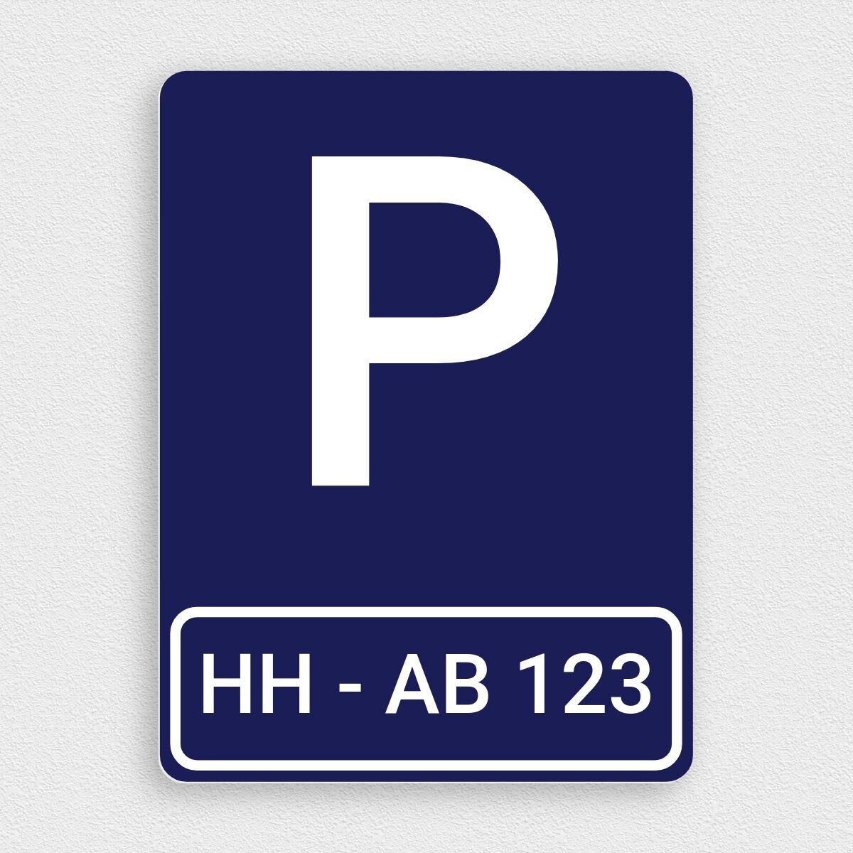 Cartello Parcheggio Personalizzato Con Testo A Scelta - Alluminio 3mm, Dimensioni Variabili - 5