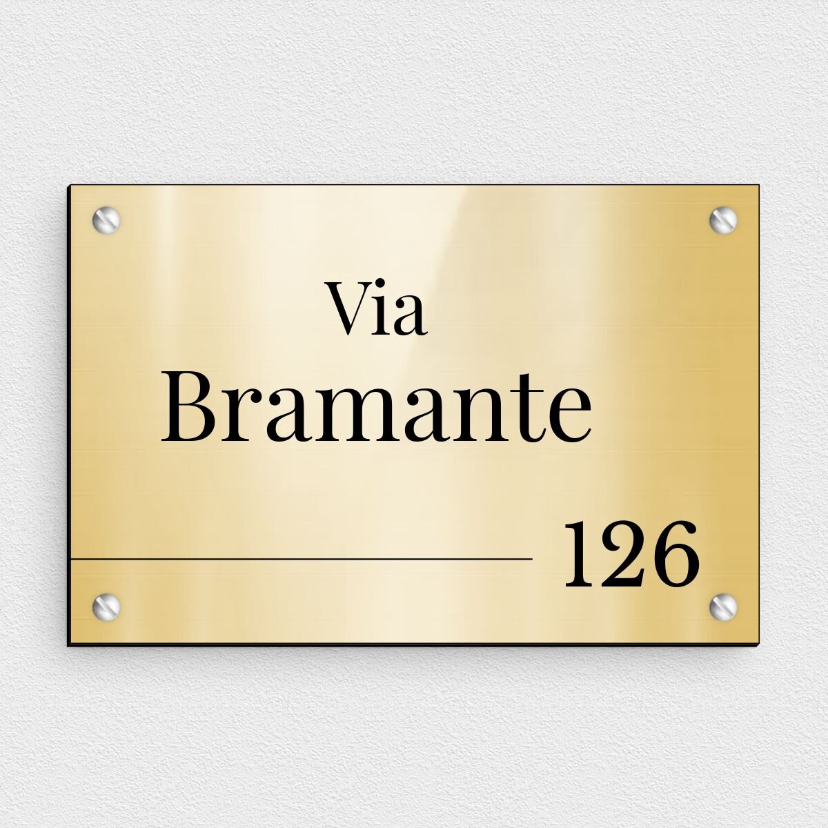 Targhe Personalizzate, Numeri Civici E Targhe Con Indirizzi&ndash; Dipinto Ad Arte